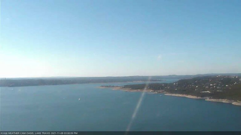 Lake Travis webcam, November 8, 2021 3:00 PM CT
