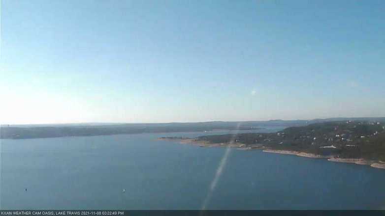 Lake Travis webcam, November 8, 2021 3:25 PM CT