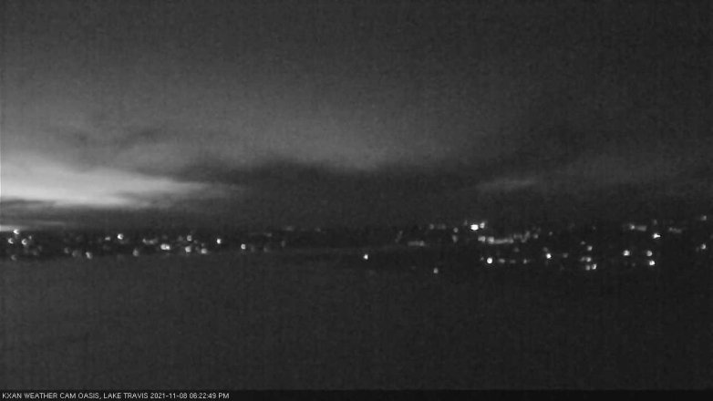 Lake Travis webcam, November 8, 2021 6:25 PM CT