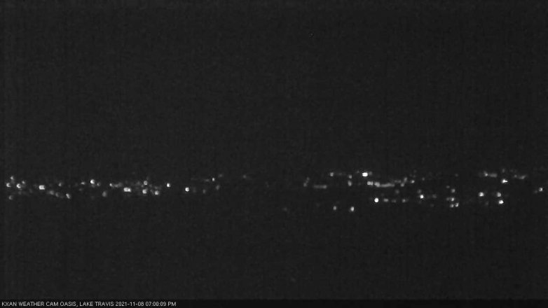 Lake Travis webcam, November 8, 2021 7:00 PM CT