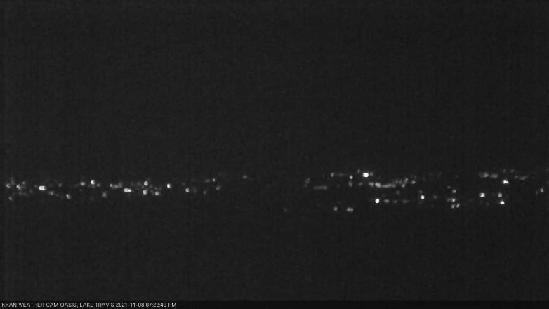 Lake Travis webcam, November 8, 2021 7:25 PM CT