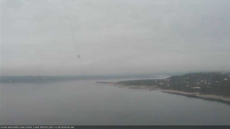 Lake Travis webcam, November 9, 2021 9:45 AM CT