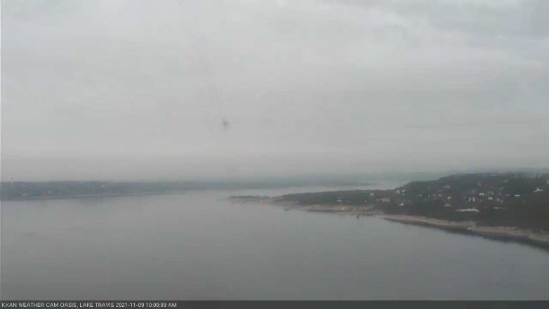 Lake Travis webcam, November 9, 2021 10:00 AM CT