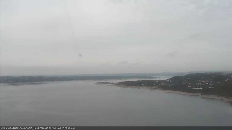 Lake Travis webcam, November 9, 2021 10:25 AM CT
