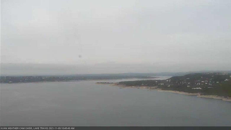 Lake Travis webcam, November 9, 2021 10:45 AM CT