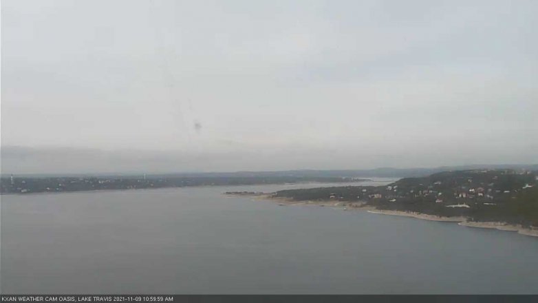 Lake Travis webcam, November 9, 2021 11:00 AM CT