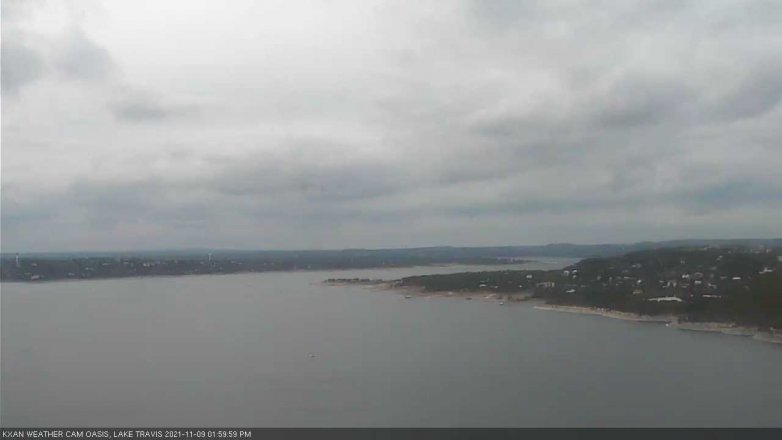 Lake Travis webcam, November 9, 2021 2:00 PM CT