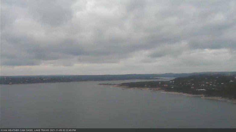 Lake Travis webcam, November 9, 2021 2:25 PM CT