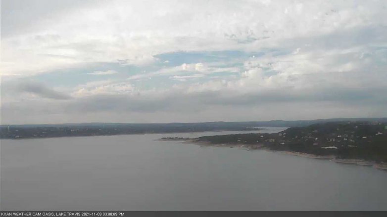 Lake Travis webcam, November 9, 2021 3:00 PM CT