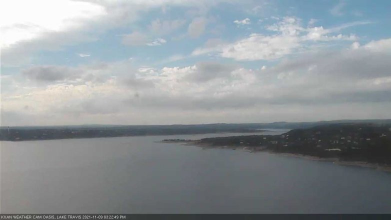 Lake Travis webcam, November 9, 2021 3:25 PM CT