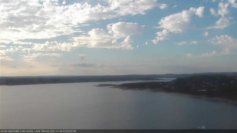 Lake Travis webcam, November 9, 2021 4:00 PM CT
