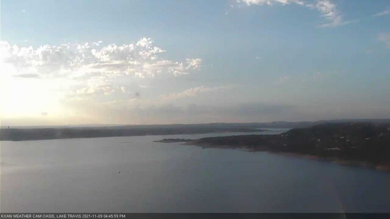 Lake Travis webcam, November 9, 2021 4:45 PM CT