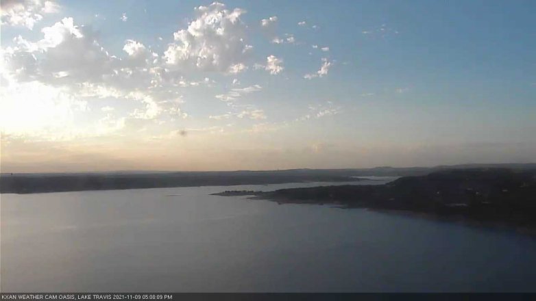 Lake Travis webcam, November 9, 2021 5:00 PM CT