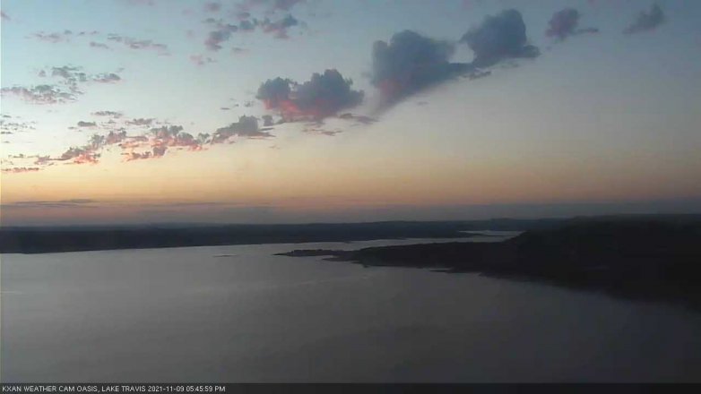 Lake Travis webcam, November 9, 2021 5:45 PM CT