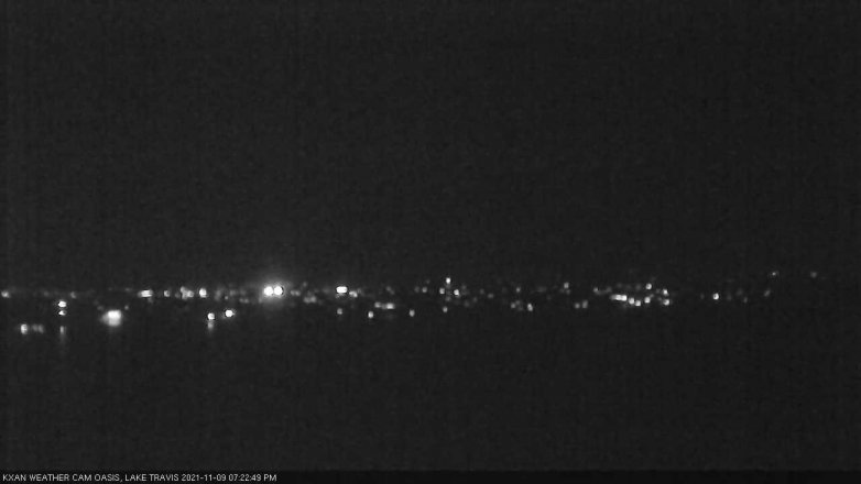 Lake Travis webcam, November 9, 2021 7:25 PM CT
