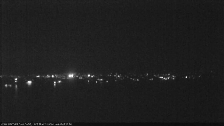 Lake Travis webcam, November 9, 2021 7:45 PM CT