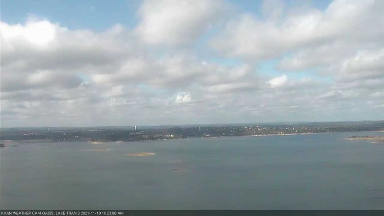 Lake Travis webcam, November 10, 2021 10:25 AM CT