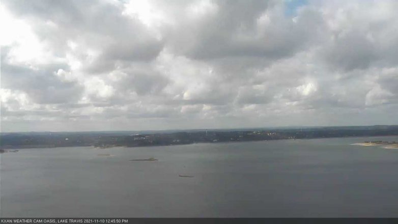 Lake Travis webcam, November 10, 2021 12:45 PM CT