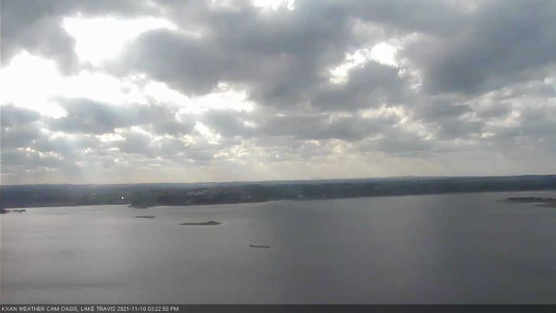 Lake Travis webcam, November 10, 2021 3:25 PM CT