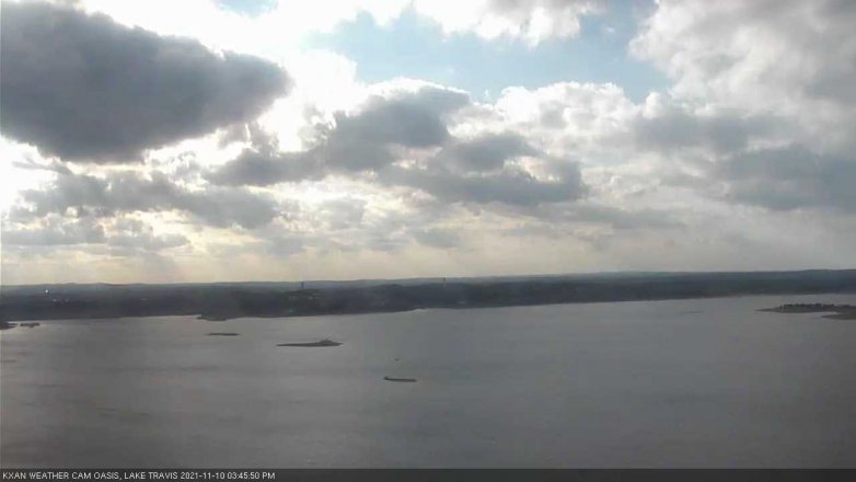 Lake Travis webcam, November 10, 2021 3:45 PM CT