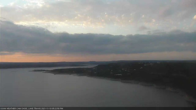 Lake Travis webcam, November 10, 2021 5:25 PM CT