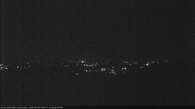 Lake Travis webcam, November 10, 2021 6:45 PM CT