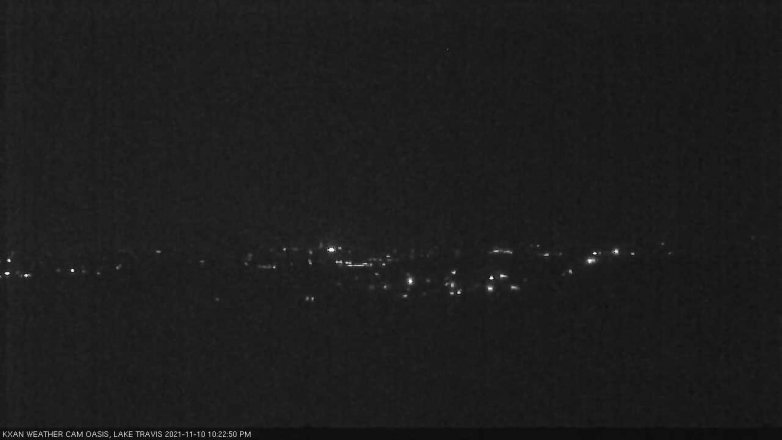 Lake Travis webcam, November 10, 2021 10:25 PM CT