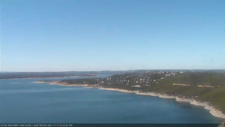 Lake Travis webcam, November 11, 2021 1:25 PM CT