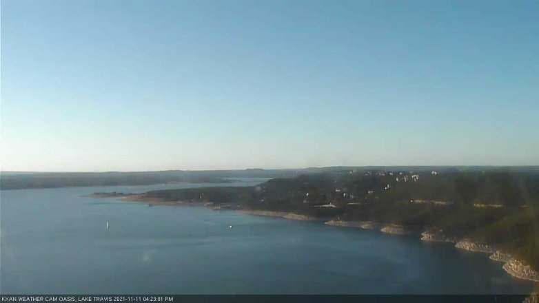 Lake Travis webcam, November 11, 2021 4:25 PM CT