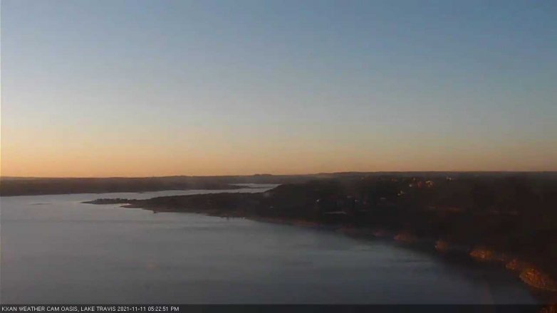 Lake Travis webcam, November 11, 2021 5:25 PM CT