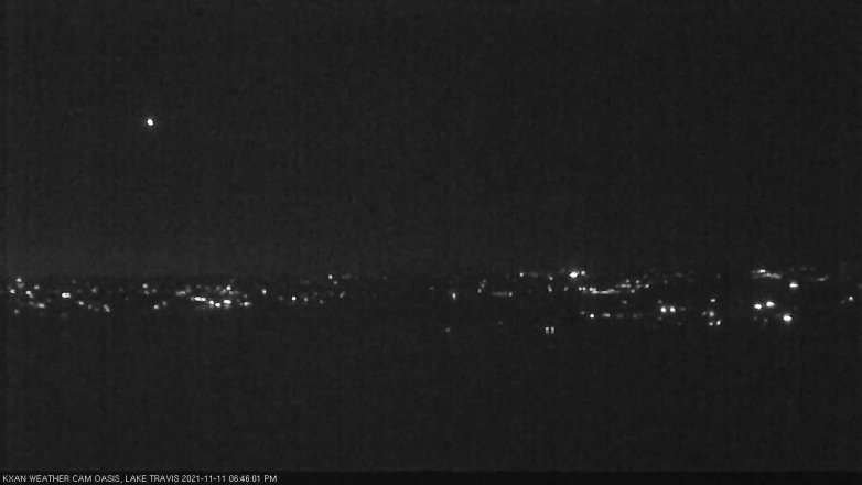 Lake Travis webcam, November 11, 2021 6:45 PM CT