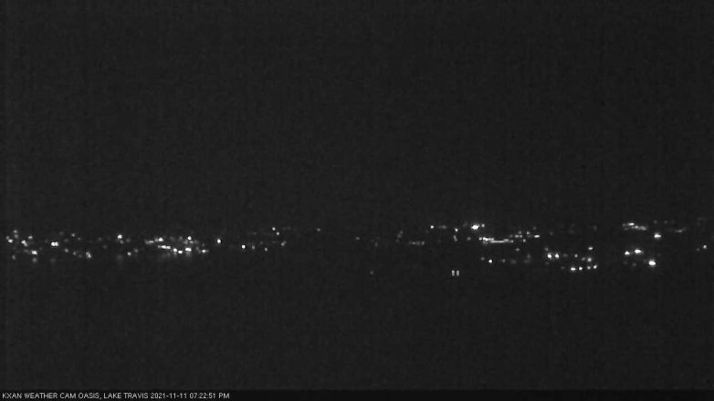 Lake Travis webcam, November 11, 2021 7:25 PM CT