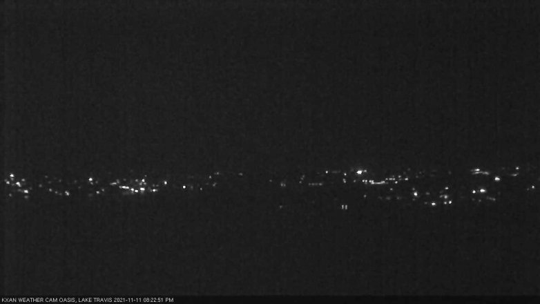 Lake Travis webcam, November 11, 2021 8:25 PM CT