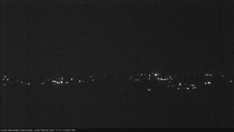 Lake Travis webcam, November 11, 2021 11:45 PM CT
