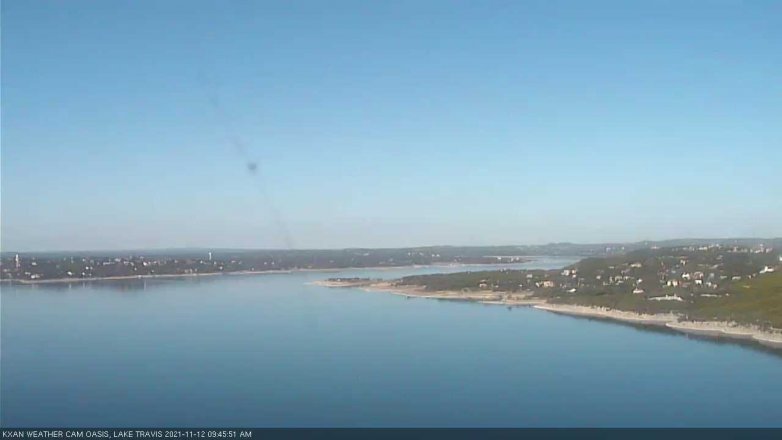 Lake Travis webcam, November 12, 2021 9:45 AM CT
