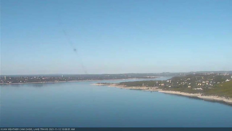 Lake Travis webcam, November 12, 2021 10:00 AM CT