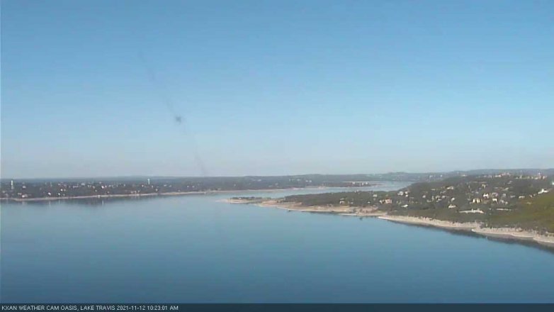 Lake Travis webcam, November 12, 2021 10:25 AM CT