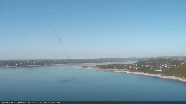 Lake Travis webcam, November 12, 2021 10:45 AM CT