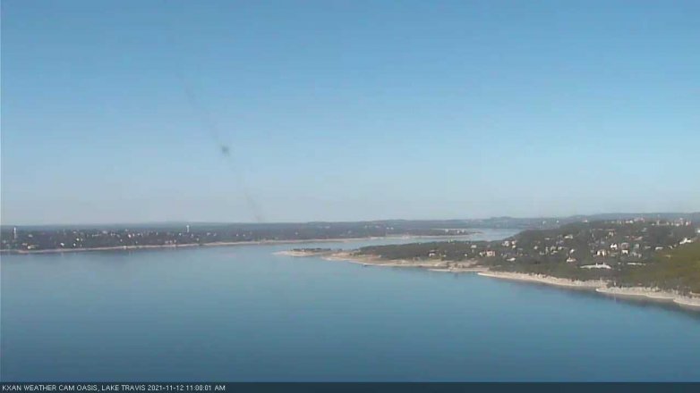 Lake Travis webcam, November 12, 2021 11:00 AM CT