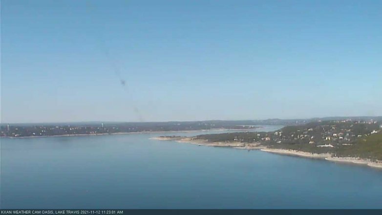 Lake Travis webcam, November 12, 2021 11:25 AM CT