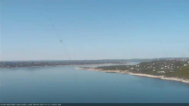 Lake Travis webcam, November 12, 2021 11:45 AM CT