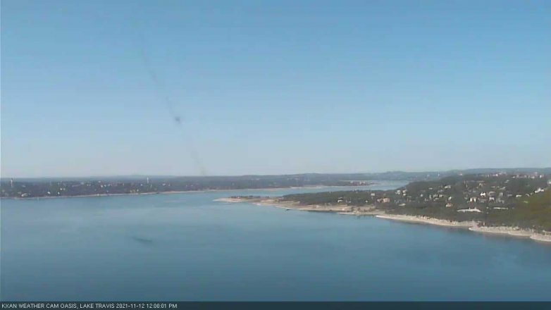 Lake Travis webcam, November 12, 2021 12:00 PM CT