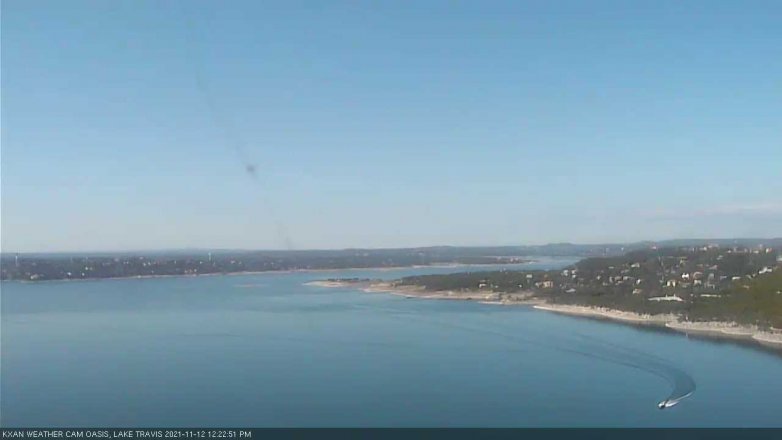 Lake Travis webcam, November 12, 2021 12:25 PM CT