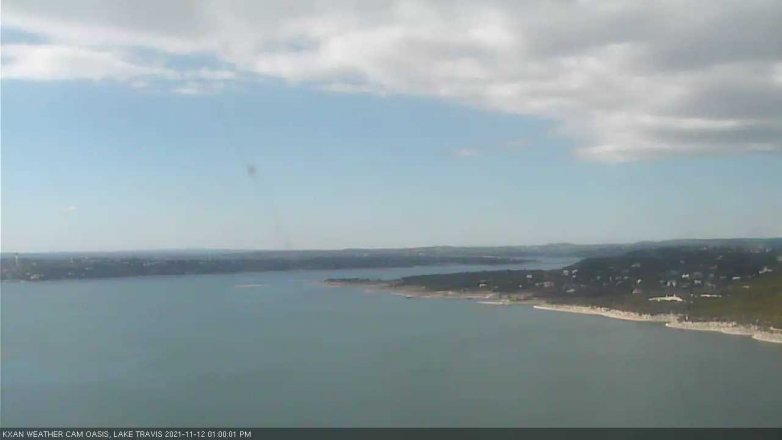 Lake Travis webcam, November 12, 2021 1:00 PM CT