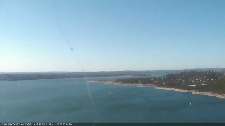 Lake Travis webcam, November 12, 2021 2:25 PM CT