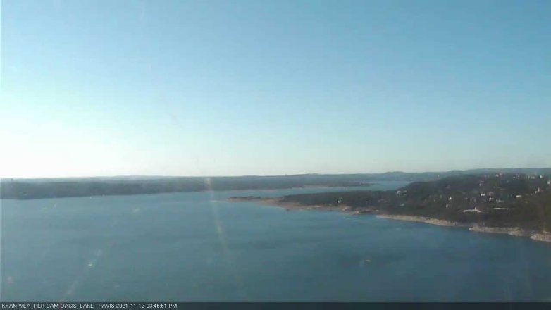 Lake Travis webcam, November 12, 2021 3:45 PM CT
