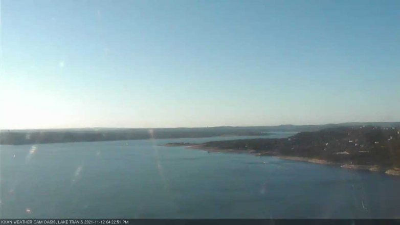 Lake Travis webcam, November 12, 2021 4:25 PM CT