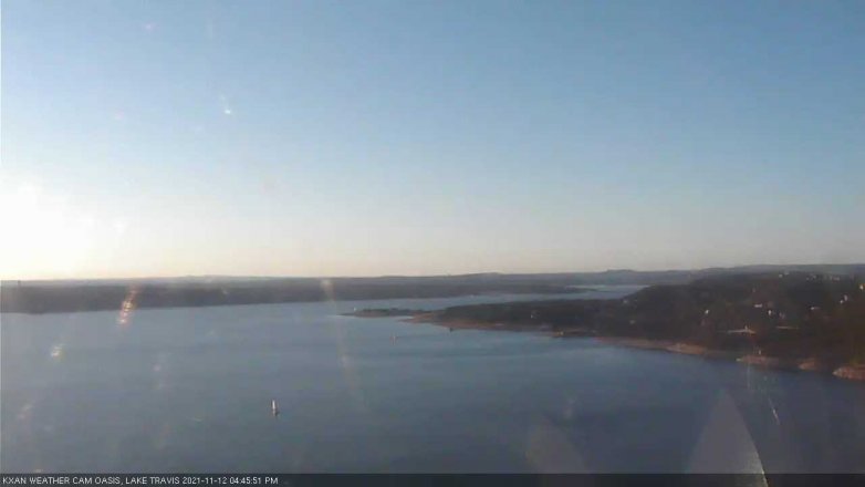 Lake Travis webcam, November 12, 2021 4:45 PM CT