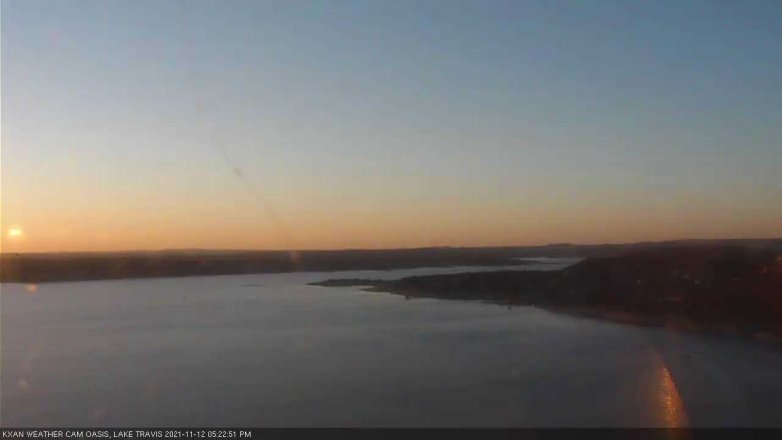 Lake Travis webcam, November 12, 2021 5:25 PM CT