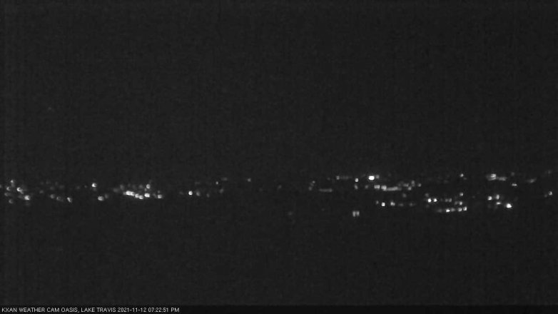Lake Travis webcam, November 12, 2021 7:25 PM CT